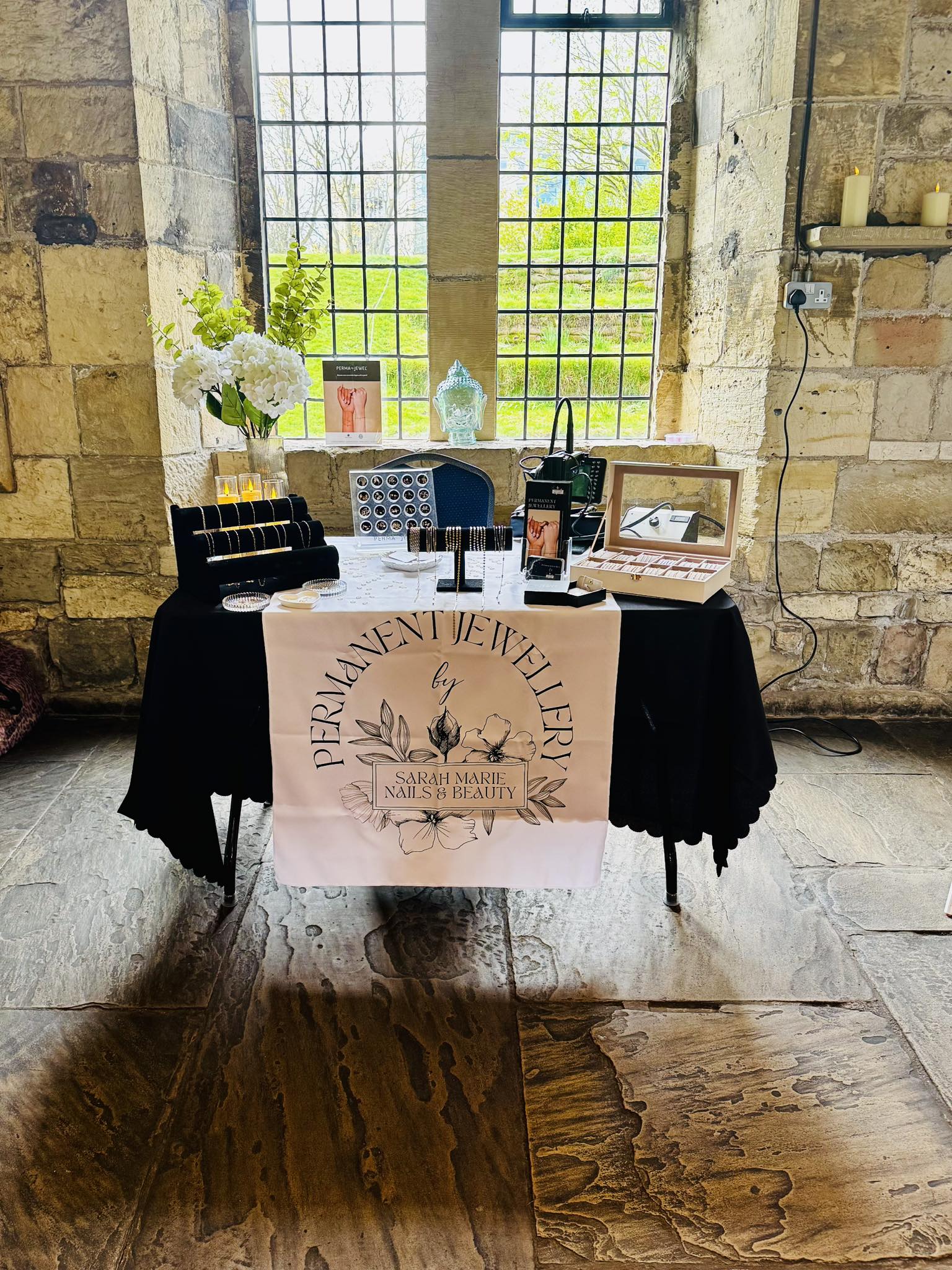 Permanent jewellery pop-up event — welded bracelet fitting by Sarah Marie Nails & Beauty