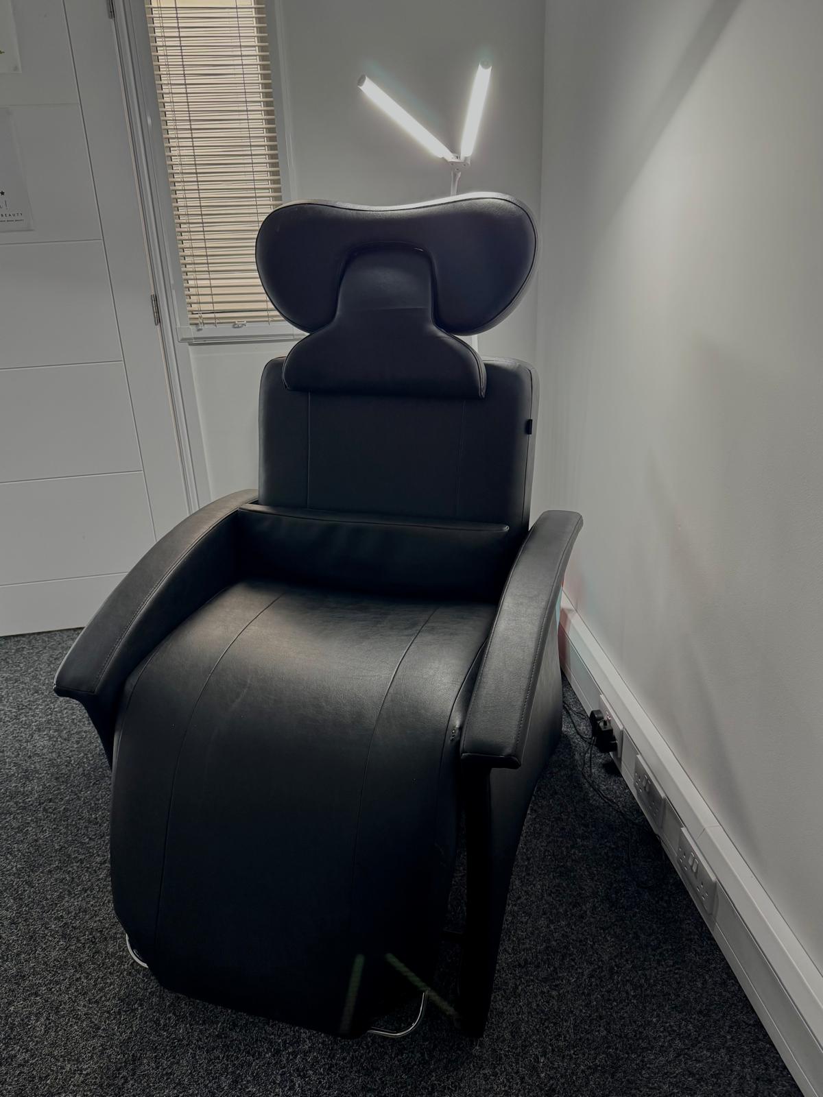 Treatment chair at Sarah Marie Nails & Beauty, York